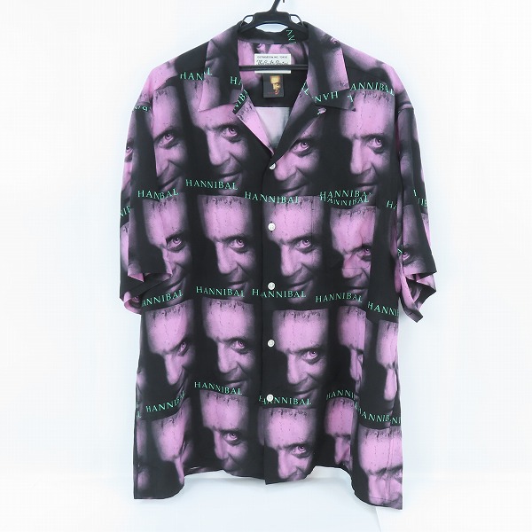 実際に弊社で買取させて頂いたWACKO MARIA×HANNIBAL/ワコマリア×ハンニバル レクター 総柄 半袖シャツ/XXL