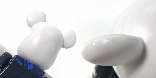 実際に弊社で買取させて頂いたMEDICOM TOY/メディコムトイ BE@RBRICK/ベアブリック F.C.Real Bristol F.C.R.B.×MLB ドジャース 100%&400%の画像 5枚目