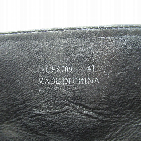 実際に弊社で買取させて頂いたBUFFALO BOBS/バッファローボブズ ZIGGY-SMOOTH/ジギースムース カウレザー ヒールブーツ/41の画像 5枚目