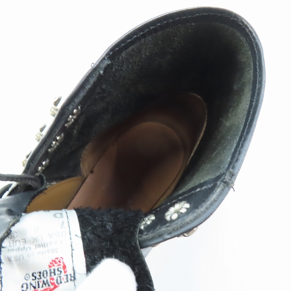 実際に弊社で買取させて頂いたRED WING/レッドウィング 6 CLASSIC ROUND 6インチ クラシック ラウンドトゥブーツ 8165/7Dの画像 4枚目