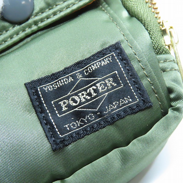 実際に弊社で買取させて頂いた(7)PORTER/ポーター TANKER/タンカー ポーチ カーキの画像 5枚目