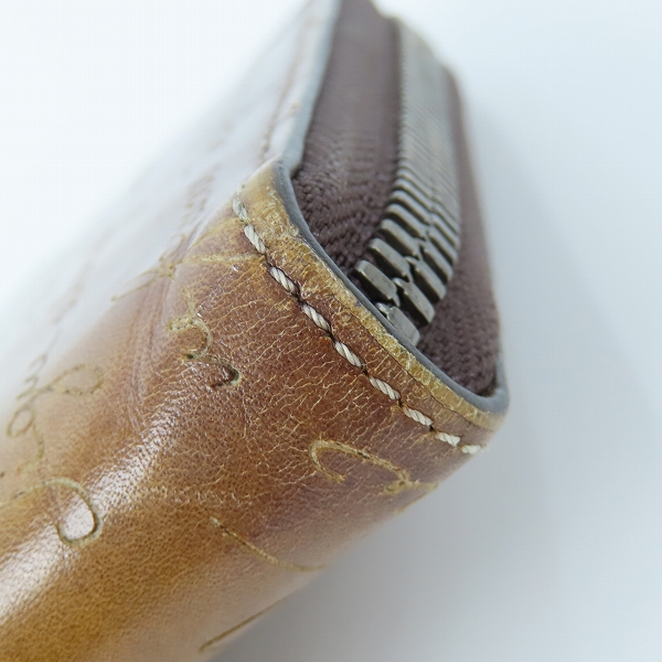 実際に弊社で買取させて頂いたBerluti/ベルルッティ カリグラフィ ラウンドファスナーウォレット/長財布の画像 7枚目