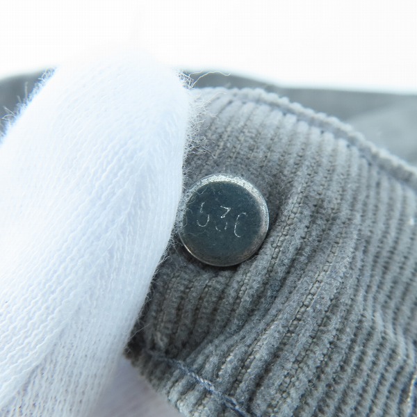 実際に弊社で買取させて頂いたLevis/リーバイス 80s ヴィンテージ 刻印536 白タブ コーデュロイパンツ 519-1555 W33 L34の画像 6枚目