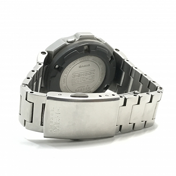 実際に弊社で買取させて頂いたG-SHOCK/Gショック MR-G チタニウム メタルバンド MRG-110-7【動作未確認】の画像 2枚目