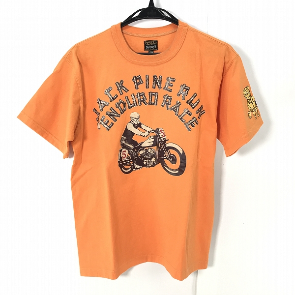 実際に弊社で買取させて頂いたTHE REAL McCOY'S/リアルマッコイズ LACK PINE RUN ENDURO TACE プリント 半袖Tシャツ/40
