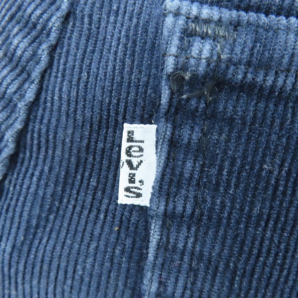 実際に弊社で買取させて頂いたLevis/リーバイス 80s ヴィンテージ 刻印536 白タブ コーデュロイパンツ 519-1517 W32 L32の画像 5枚目