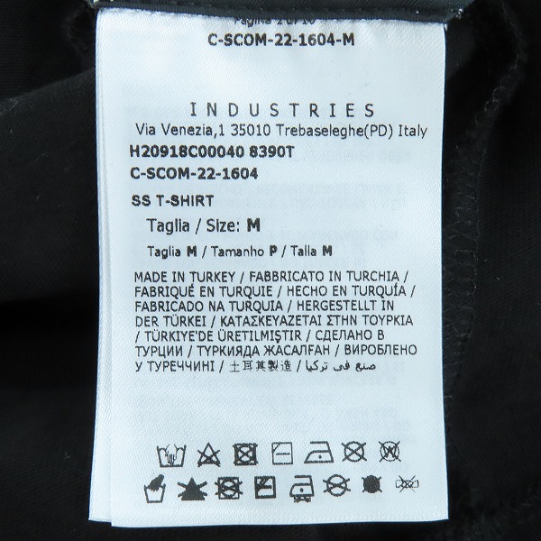 実際に弊社で買取させて頂いた【JPタグ】MONCLER/モンクレール ネックロゴ Ｔシャツ ブラック H20918C00040/Mの画像 4枚目