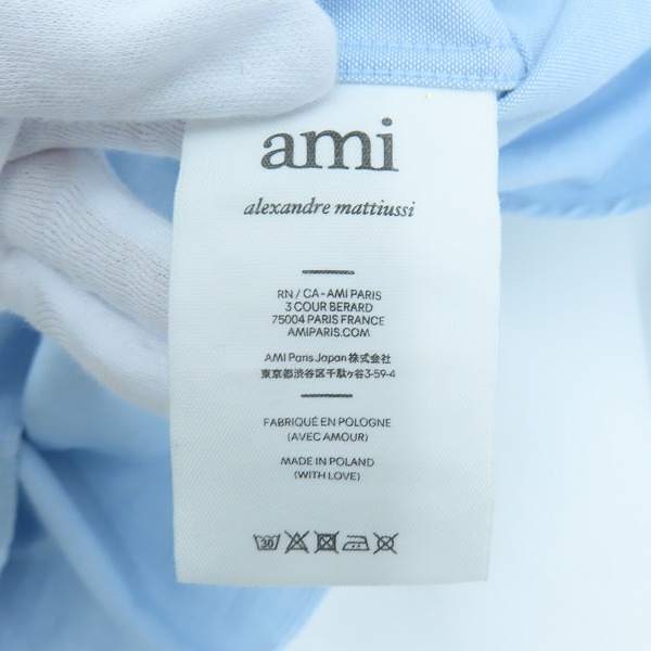 実際に弊社で買取させて頂いたami alexandre mattiussi/アミ アレクサンドル マテュッシ ロゴ刺繍 ハートA 長袖シャツ BFHSH113-480/40の画像 3枚目