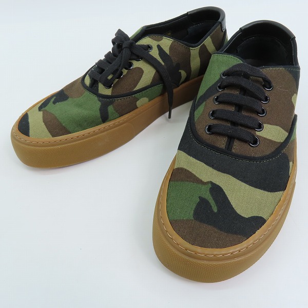 実際に弊社で買取させて頂いたSAINT LAURENT/サンローラン レオパード ローカット スニーカー 603496/41