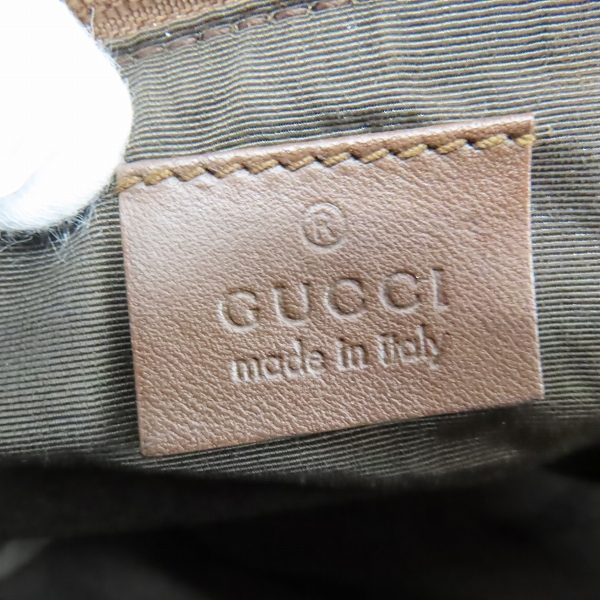 実際に弊社で買取させて頂いたGUCCI/グッチ GGキャンバス ハンドバッグ/アクセサリーポーチ 039 1103 2123の画像 4枚目