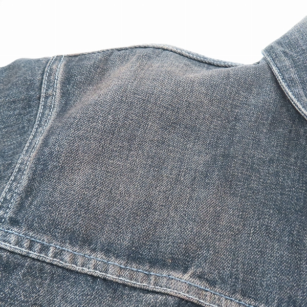 実際に弊社で買取させて頂いたNEIGHBORHOOD/ネイバーフッド WASHED DENIM TYPE-1 JACKET/デニムジャケット 242XBNH-JKM02/Sの画像 5枚目