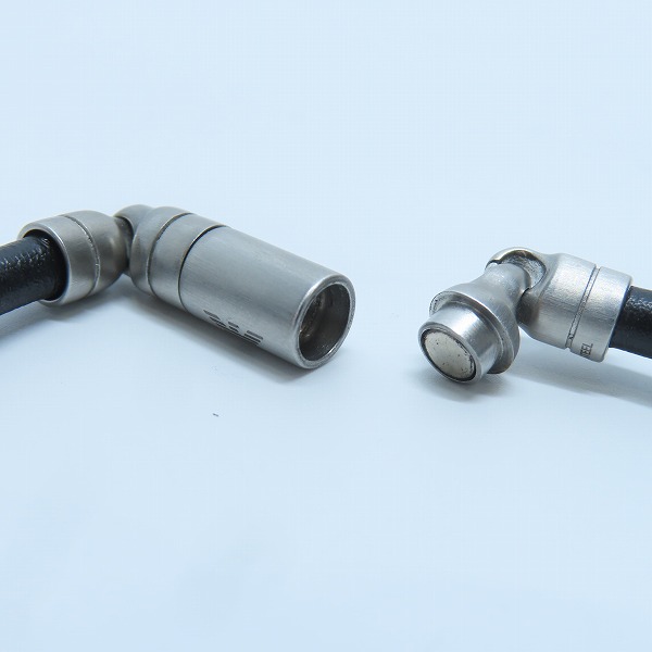 実際に弊社で買取させて頂いたEMPORIO ARMANI/エンポリオアルマーニ レザー メタル ブレスレット EGS2774040の画像 5枚目