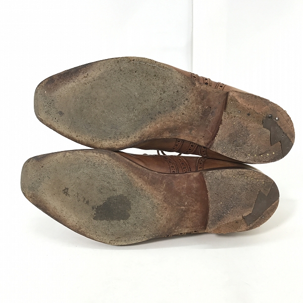 実際に弊社で買取させて頂いたCROCKETT&JONES/クロケット＆ジョーンズ CLIFFORD ウィングチップ シューズ 9.5Eの画像 2枚目