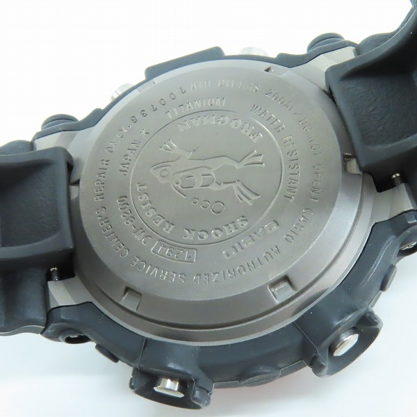 実際に弊社で買取させて頂いたG-SHOCK/Gショック 2代目 FROGMAN/フロッグマン DW-8200-1A【動作未確認】の画像 3枚目