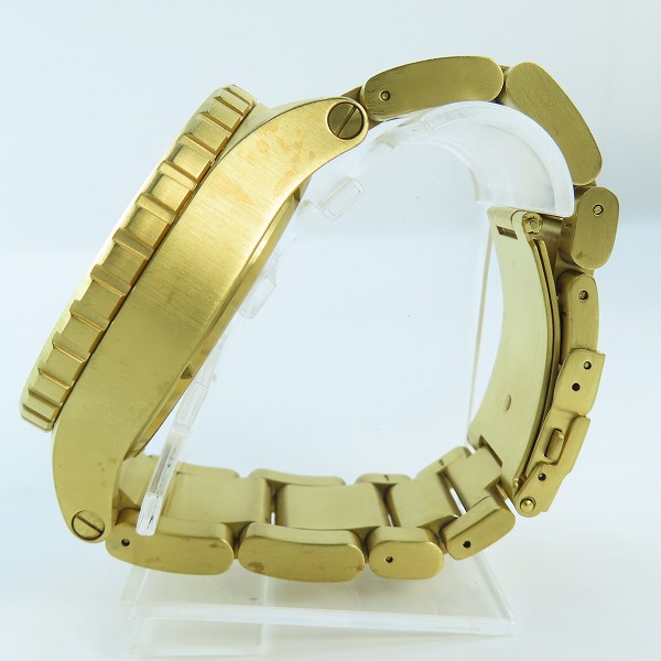 実際に弊社で買取させて頂いた【動作未確認】NIXON/ニクソン THE 51-30 CHRONO/クロノグラフ ウォッチ ゴールドの画像 1枚目