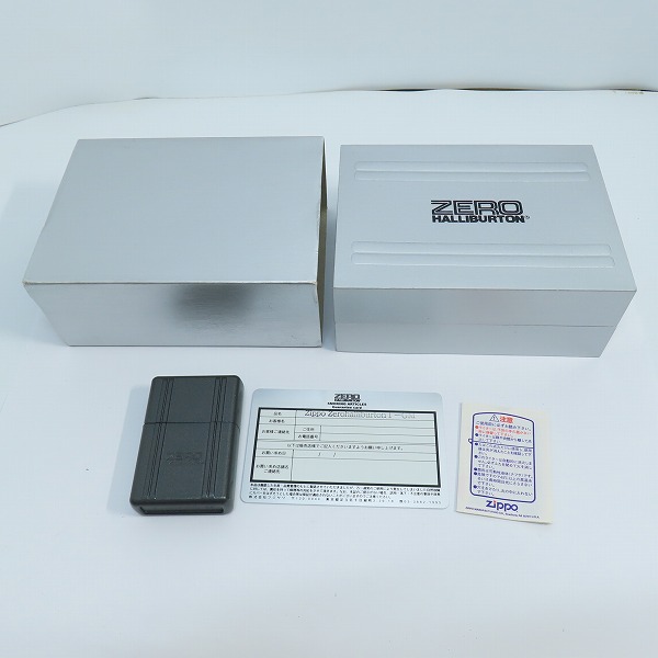 実際に弊社で買取させて頂いたZIPPO/ジッポー ZERO HALLIBURTON/ゼロハリバートン  2002年製の画像 7枚目