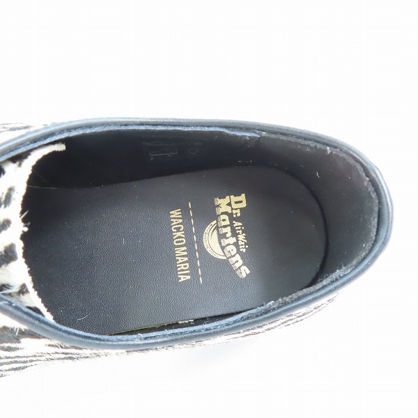 実際に弊社で買取させて頂いた【未使用】Dr.Martens×WACKO MARIA/ドクターマーチン×ワコマリア HAIRON_1461 3ホール ブーツ 31371009/UK7の画像 4枚目