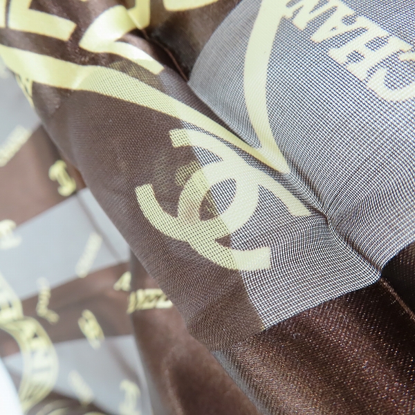 実際に弊社で買取させて頂いたCHANEL/シャネル ココマーク ロゴ ストール/スカーフの画像 6枚目