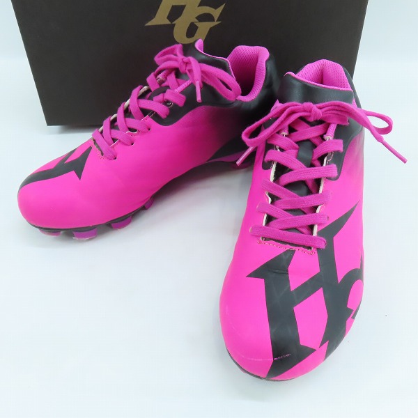 実際に弊社で買取させて頂いたHI GOLD/ハイゴールド 野球スパイク/ネオンピンク PRS-700NPI/25.5