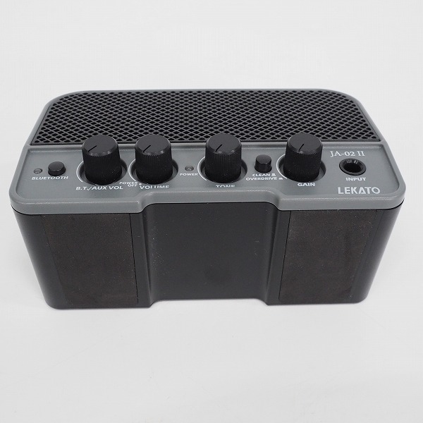実際に弊社で買取させて頂いた【USBケーブル欠品】LEKATO JA-02 II Bluetooth搭載 5W 充電式ミニギターアンプ/動作確認済の画像 5枚目