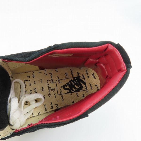 実際に弊社で買取させて頂いた【未使用】VANS/バンズ V38CL RETORP SK8-HI/スケートハイ ハイカットスニーカー 485951-0001/26.5の画像 4枚目