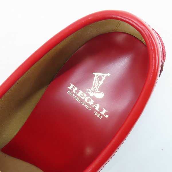 実際に弊社で買取させて頂いたREGAL×CICATA/リーガル×シカタ タッセルローファー 602S/25の画像 4枚目