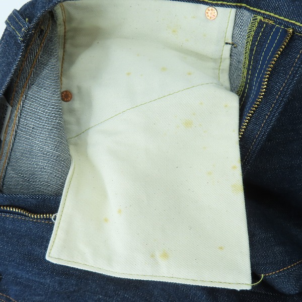 実際に弊社で買取させて頂いたSUGAR CANE/シュガーケーン 1955モデル デニムパンツ SC41955N /W34L34の画像 7枚目