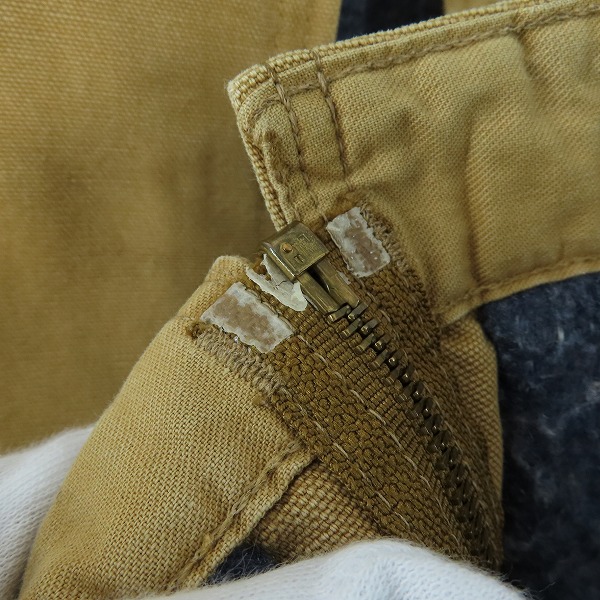 実際に弊社で買取させて頂いたCarhartt/カーハート 90s ダック地 裏地ブランケット デトロイトジャケットの画像 5枚目