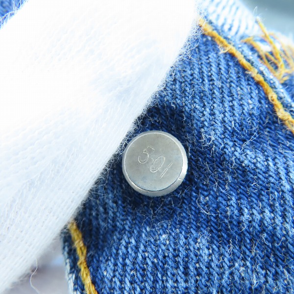 実際に弊社で買取させて頂いたLevi's/リーバイス 80s ヴィンテージ 501 刻印501 ボタンフライ デニムパンツ W34 L34の画像 8枚目