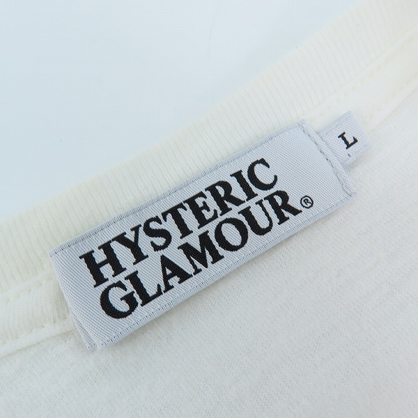 実際に弊社で買取させて頂いたHYSTERIC GLAMOUR/ヒステリックグラマー ガール プリント Tシャツ 0212CT10 Lの画像 2枚目