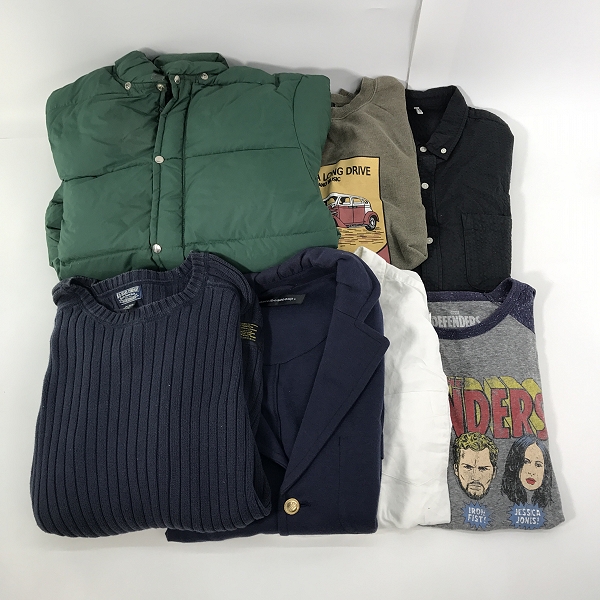 実際に弊社で買取させて頂いた【おまとめ】ポロジーンズ/アメリカンイーグル/メルシーボークー 等 ニット/シャツ/ジャケット 他
