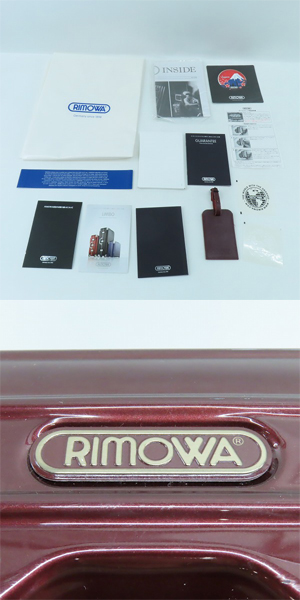 実際に弊社で買取させて頂いたRIMOWA/リモワ LIMBO/リンボ 4輪キャリーケース/98リットル  881.77.34.4 の画像 5枚目