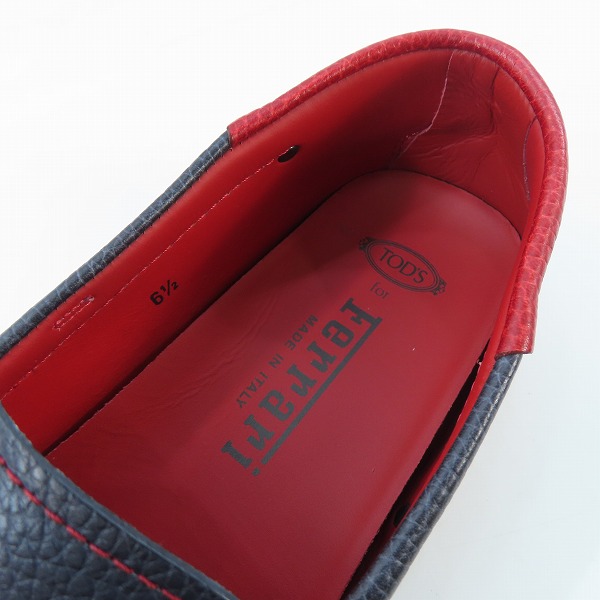 実際に弊社で買取させて頂いたTOD'S/トッズ for FERRARI ドライビングシューズ/6.5の画像 4枚目