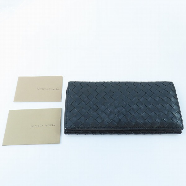 実際に弊社で買取させて頂いたBOTTEGA VENETA/ボッテガヴェネタ イントレチャート 財布/ロングウォレット/120697 V4651の画像 8枚目