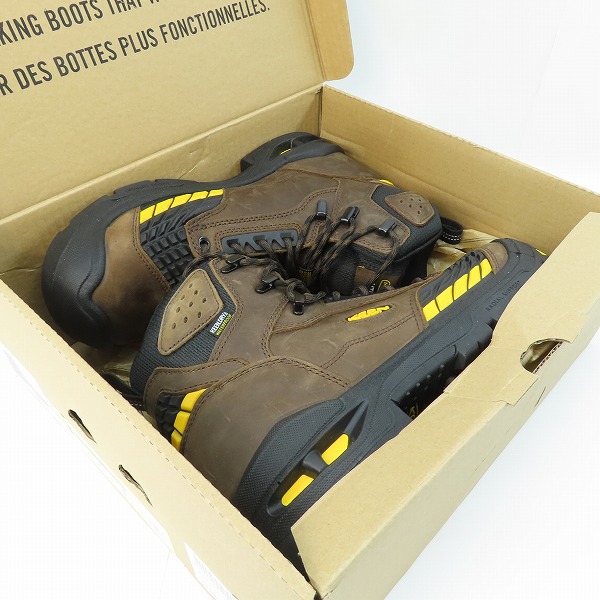 実際に弊社で買取させて頂いたKEEN/キーン TROY6 KBF WP/トロイ シックス カーボンファイバートゥ 安全靴/ブーツ 1025696D/10Dの画像 8枚目