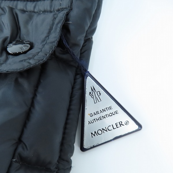 実際に弊社で買取させて頂いた【JPタグ】MONCLER/モンクレール LANS ライトダウンジャケット 410934537999/ブラック/0の画像 9枚目
