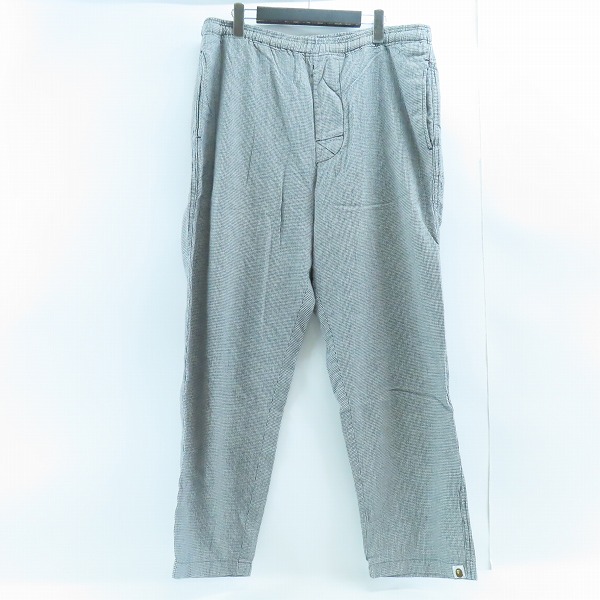 実際に弊社で買取させて頂いたA BATHING APE/ア ベイシングエイプ BAPE 千鳥柄イージーパンツ L