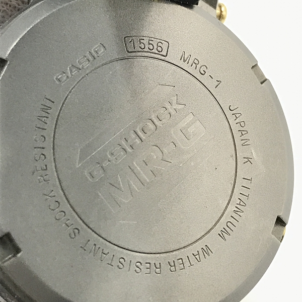 実際に弊社で買取させて頂いた【ジャンク/動作未確認】G-SHOCK/Gショック TITANIUM チタニウム デジタル 腕時計 初代 MR-G/MRG-1の画像 3枚目