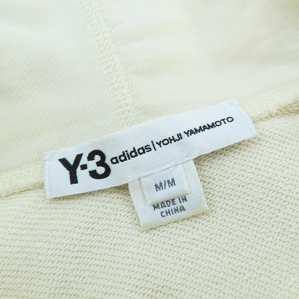実際に弊社で買取させて頂いたY-3/ワイスリー STACKED LOGO HOODIE/バックロゴプルオーバーパーカー DP0460/Mの画像 2枚目