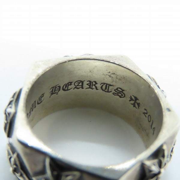 実際に弊社で買取させて頂いたCHROME HEARTS/クロムハーツ 5P/5ポイント スター ペンタゴン リング 17.5号の画像 7枚目