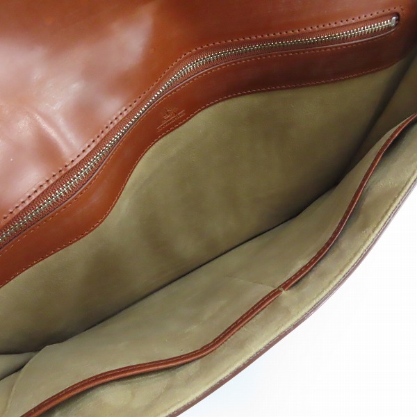 実際に弊社で買取させて頂いたCOCOMEISTER/ココマイスター ビジネスバック ブライドルロイヤルクラッチ 本革の画像 3枚目