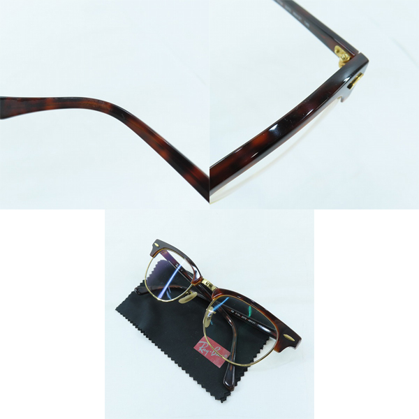 実際に弊社で買取させて頂いたRay-Ban/レイバン CLUBMASTER/クラブマスター 眼鏡/メガネフレーム アイウェア RB5154 2372の画像 9枚目
