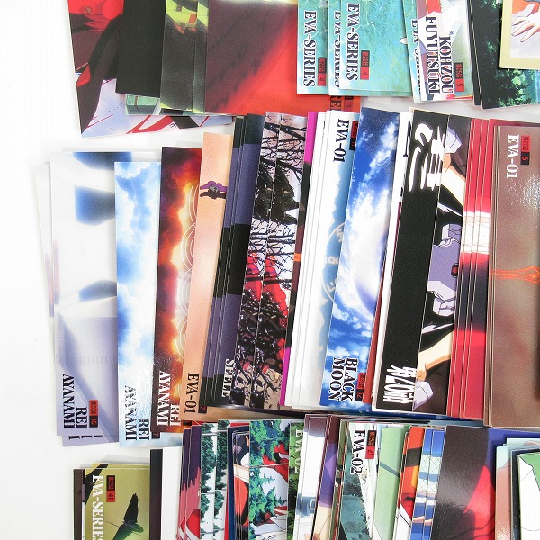 実際に弊社で買取させて頂いた【おまとめ】バンダイ/セガ カードダスマスターズワイド 新世紀エヴァンゲリオン 初版の画像 4枚目