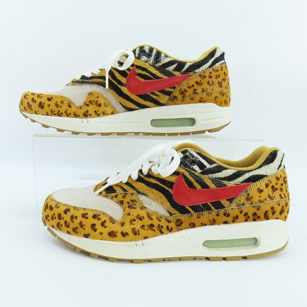実際に弊社で買取させて頂いた【観賞用】NIKE×ATMOS/ナイキ×アトモス AIR MAX 1 SUPREME アニマルパック ハラコ/315763-761/27.0の画像 3枚目