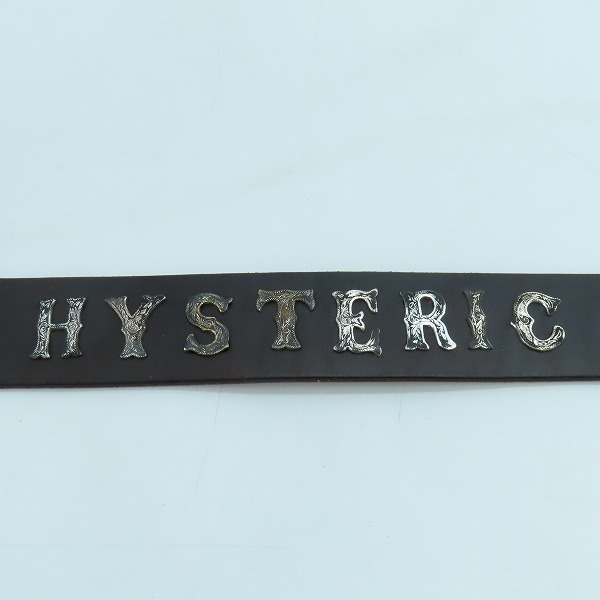 実際に弊社で買取させて頂いたHYSTERIC GLAMOUR×OLD STUD/ヒステリックグラマー×オールドスタッズ スタッズ レザー ベルト 0251QE03281の画像 5枚目
