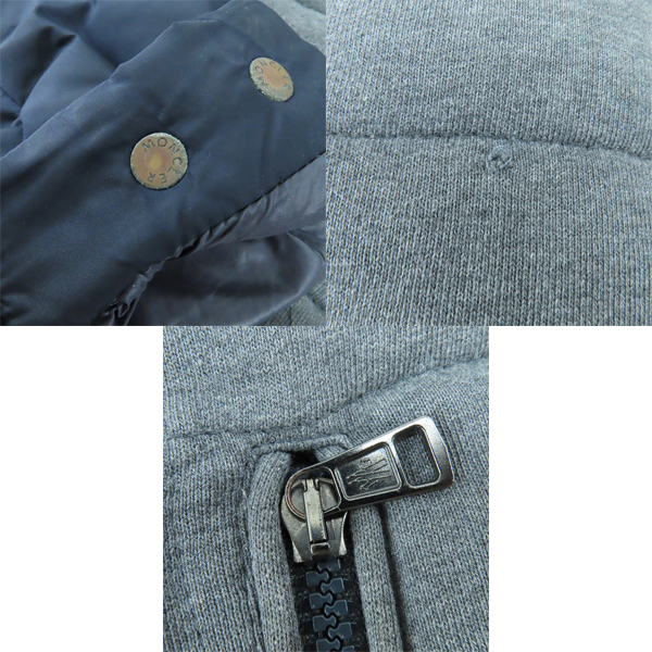 実際に弊社で買取させて頂いたMONCLER/モンクレール ANTOINE/アントワーヌ 素材切替ダウンジャケット 3の画像 9枚目