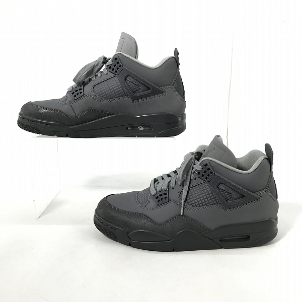 実際に弊社で買取させて頂いたNIKE/ナイキ AIR JORDAN 4 RETRO SE/エアジョーダン4 レトロ SE ウェットセメント FQ7928-001/27.5の画像 3枚目