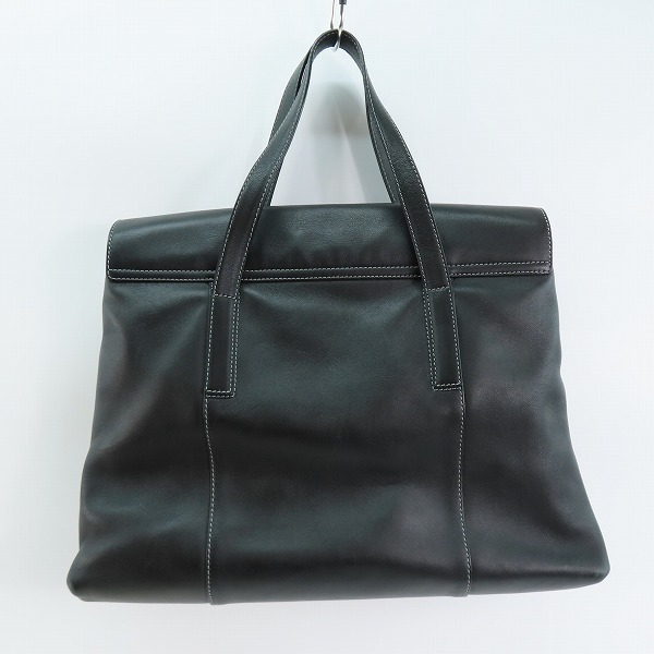 実際に弊社で買取させて頂いたBVLGARI/ブルガリ レザー ハンドバッグ の画像 1枚目