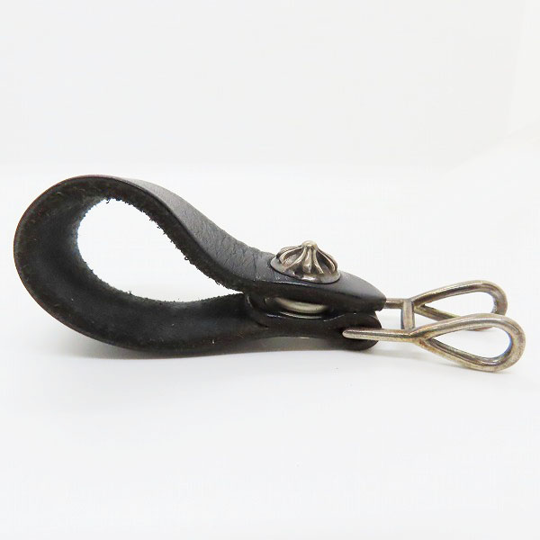 実際に弊社で買取させて頂いたCHROME HEARTS/クロムハーツ Wベルトループ クロスボタンの画像 2枚目