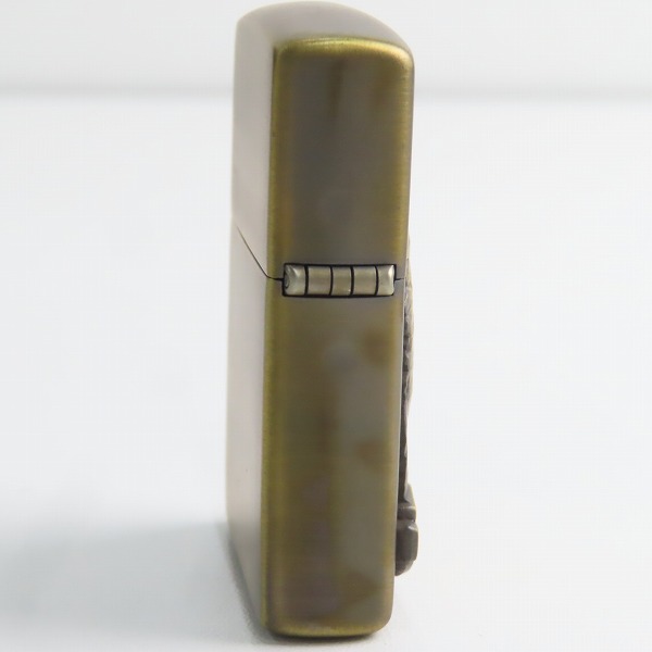 実際に弊社で買取させて頂いたZIPPO/ジッポー HARLEYDAVIDSON/ハーレーダビッドソン イーグル メタル貼り ゴールド/1992年製の画像 2枚目